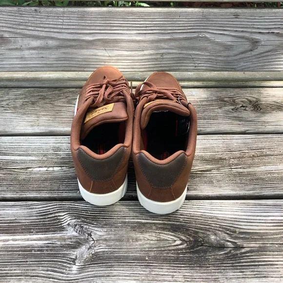 Levi’s men’s Kaleb lace up sneakers brown 12 - Picture 5 of 5